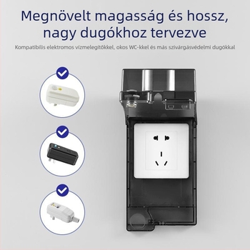 86‑típusú csavaros aljzat beépített záródobozzal, kiemelt vízálló kapcsolódoboz fürdőszobai intelligens vécéhez