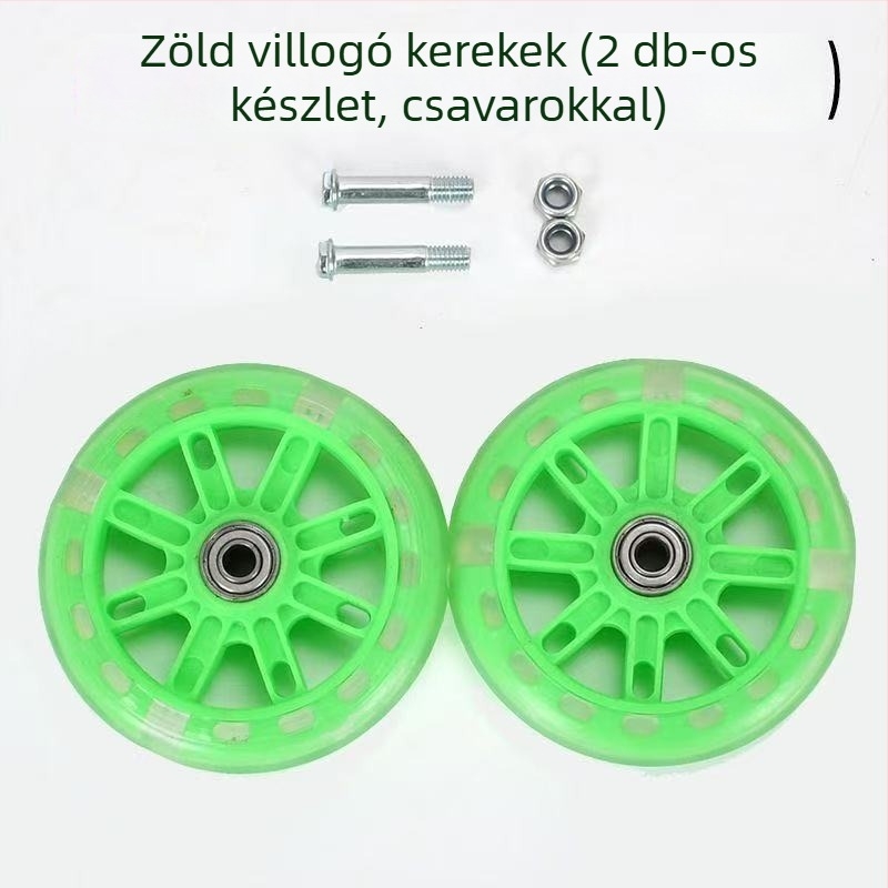 Gyerekeknek tanító kerekek, 12–20 hüvelyk, univerzális, villogó kerékpár tartozék