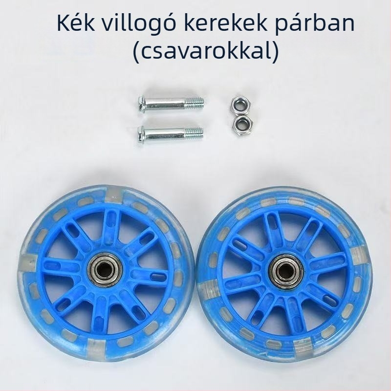 Gyerekeknek tanító kerekek, 12–20 hüvelyk, univerzális, villogó kerékpár tartozék
