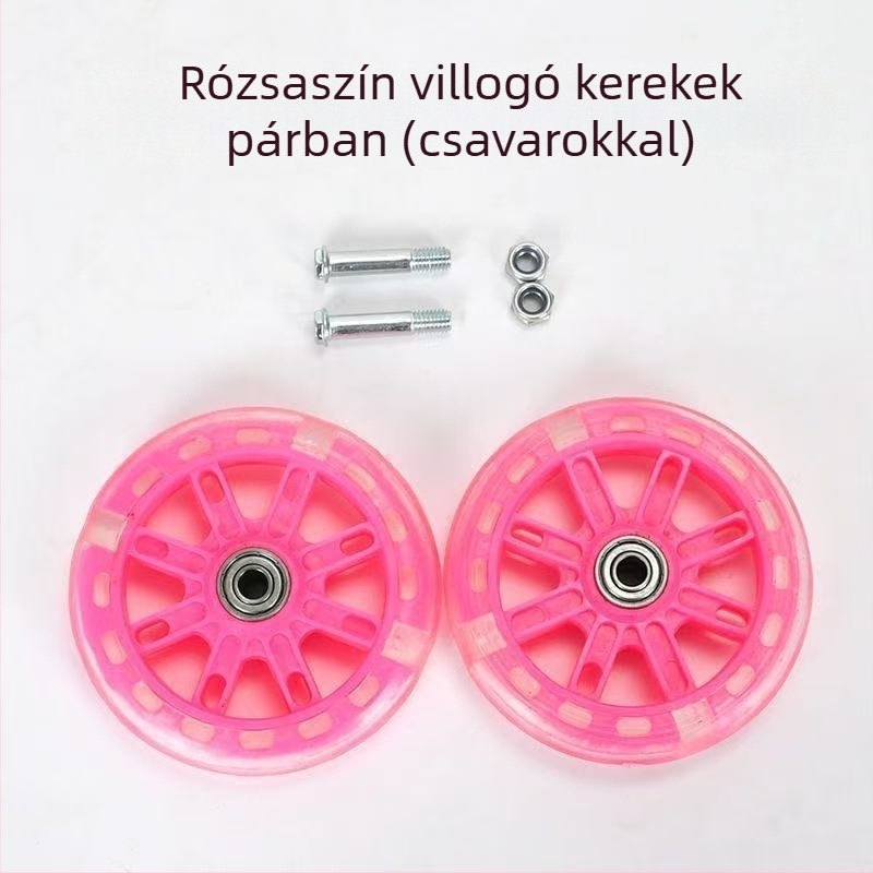Gyerekeknek tanító kerekek, 12–20 hüvelyk, univerzális, villogó kerékpár tartozék