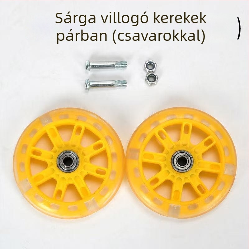 Gyerekeknek tanító kerekek, 12–20 hüvelyk, univerzális, villogó kerékpár tartozék