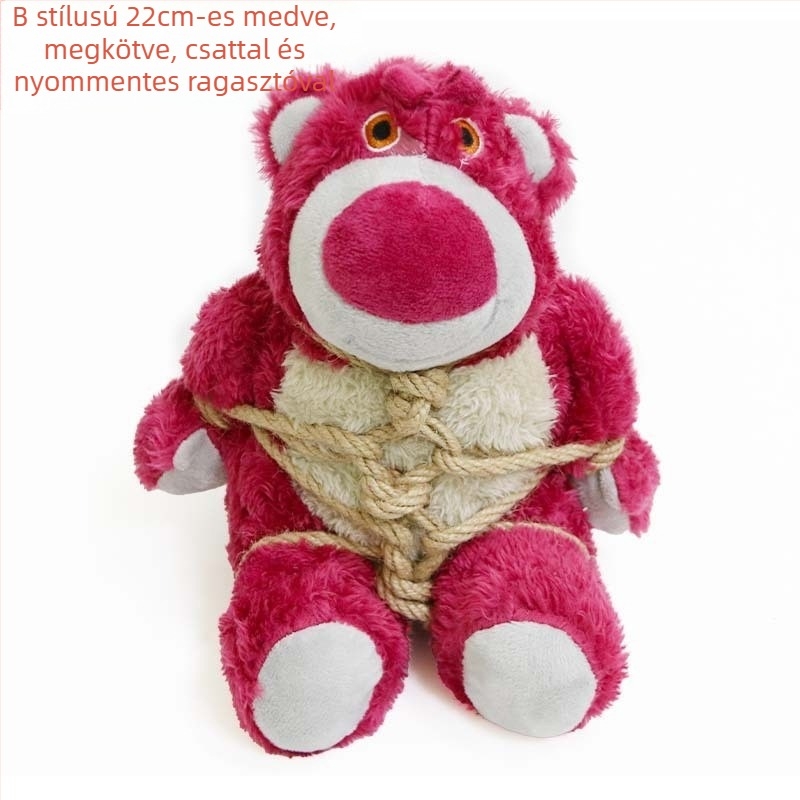 Strawberry Bear autó hátsó dekoráció – függő dísz a csomagtartóhoz, autókhoz, motorkerékpárokhoz és elektromos járművekhez