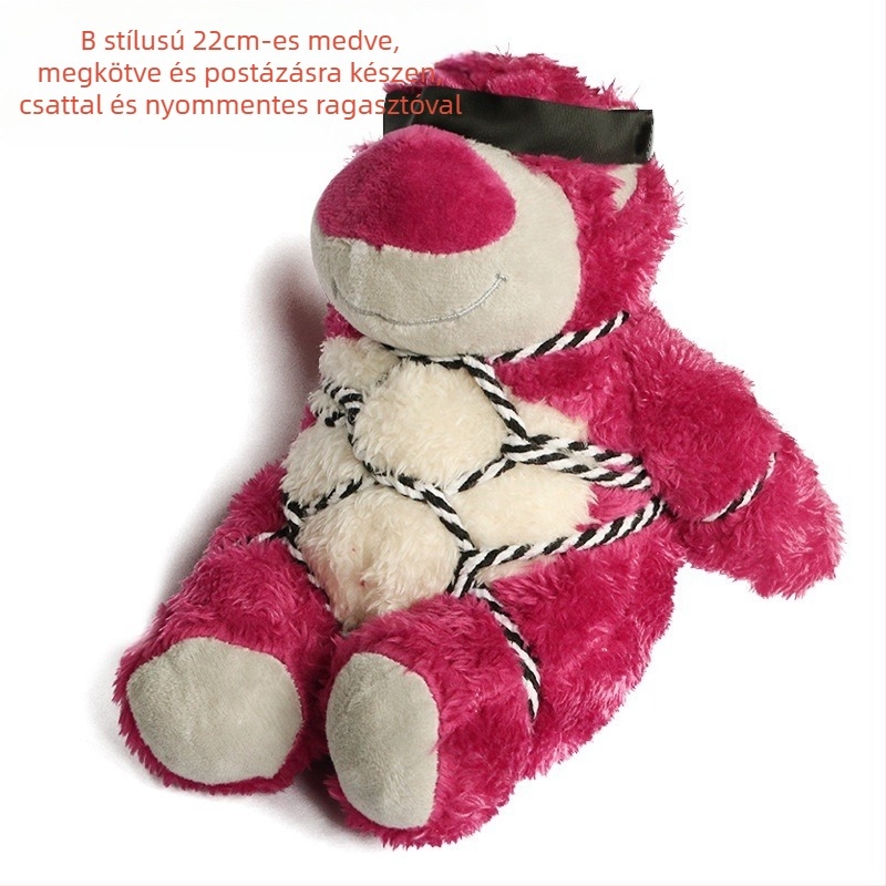 Strawberry Bear autó hátsó dekoráció – függő dísz a csomagtartóhoz, autókhoz, motorkerékpárokhoz és elektromos járművekhez