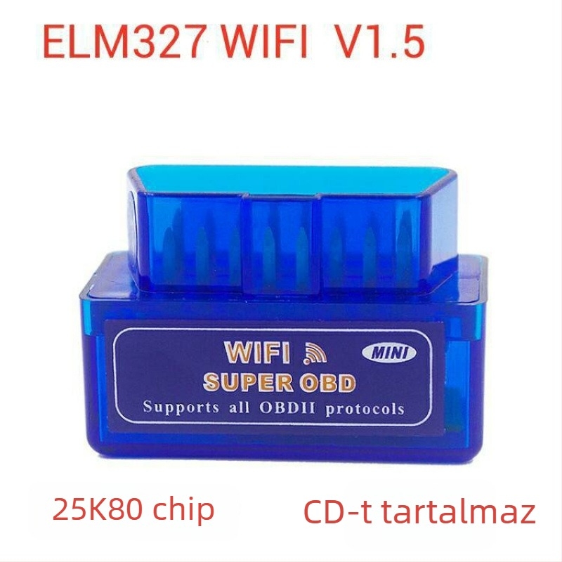OBD2 diagnosztikai eszköz PIC18F25K80 chippel, V1.5 verzió, ELM327
