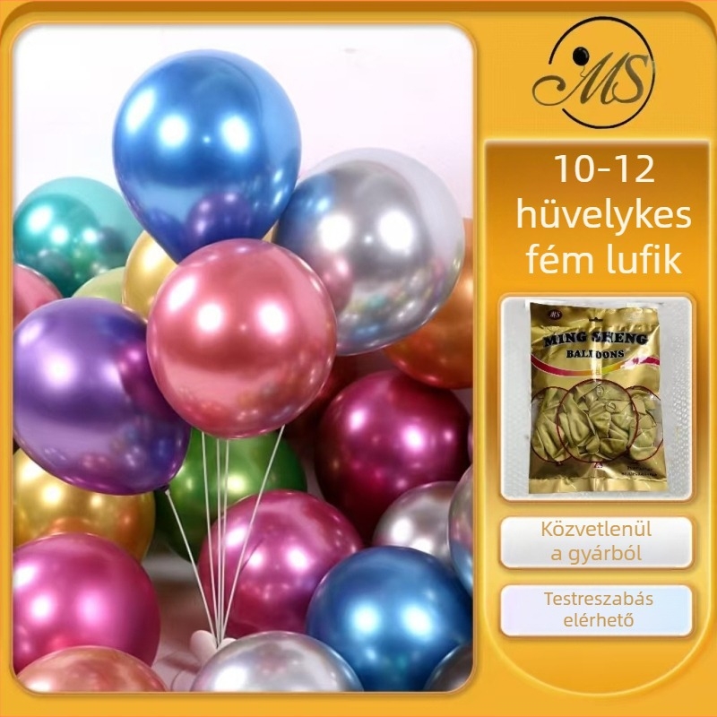 2,3 g szív alakú latex ballonok esküvőre, eljegyzéshez és szülinapi dekorációhoz