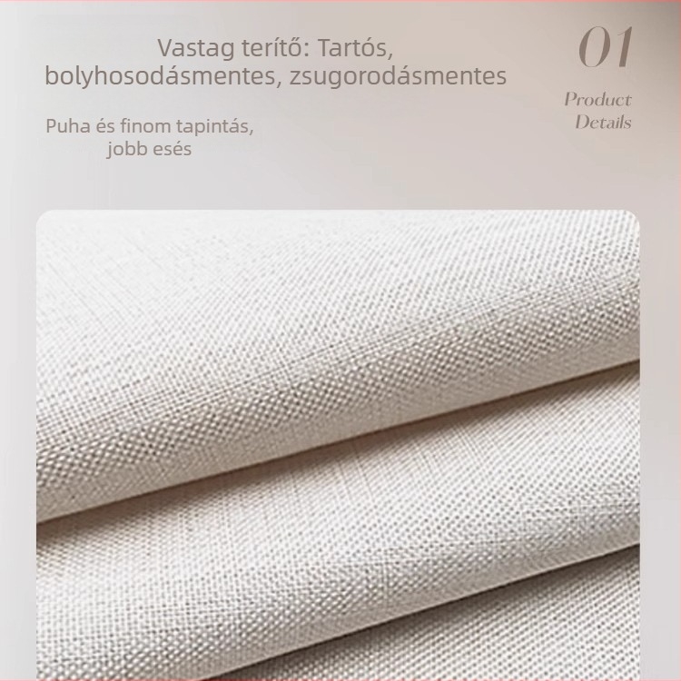 Új kínai stílusú Zen teázóasztal futó, vízálló asztalterítő és teafedél alátét