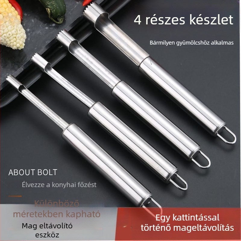 Fejlesztett 4-éles gyümölcsmagkivágó