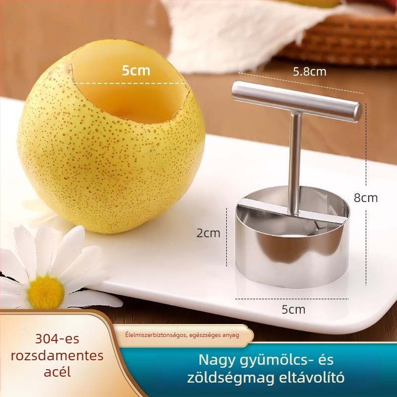 Fejlesztett 4-éles gyümölcsmagkivágó