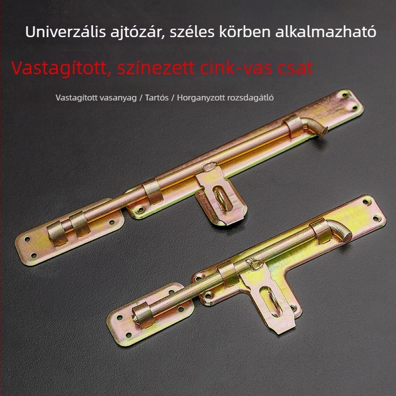 Vas ajtózár vidéki stílusban