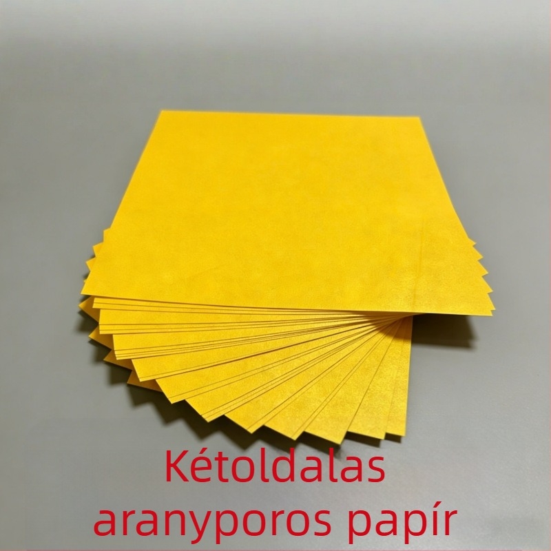 Vastag, kétszínű arany papír aranytallér hajtogatásához; aranypapír égéshez a holdnapi 1-én és 15-én; aranypor papír; lótusz hajtogatós papír; Qingming ünnepe
