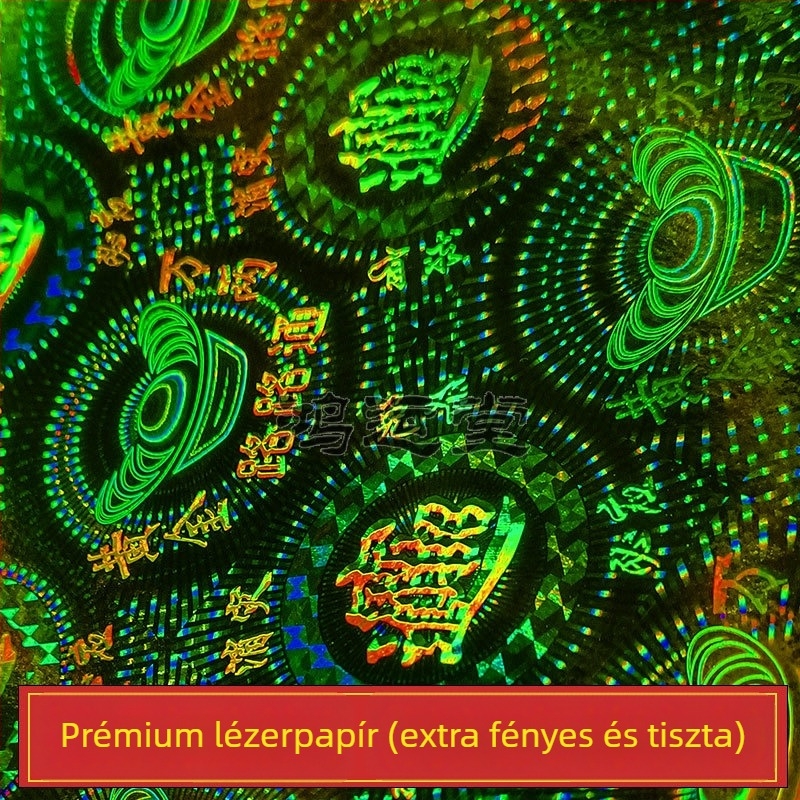 Kézzel készített origami, több színű lézerrel vágott papírból, lótusz- és aranyfóliás motívumokkal, Holdünnepi pagodadizájn