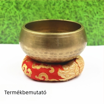 Kézzel készített éneklő tál párna, pamut
