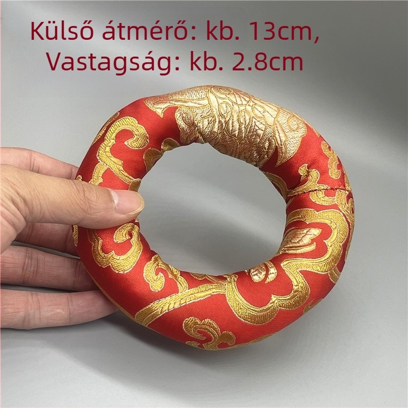 Kézzel készített éneklő tál párna, pamut