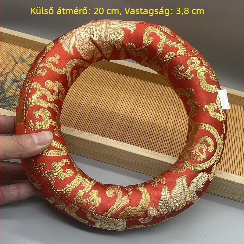 Kézzel készített éneklő tál párna, pamut