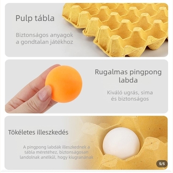 Asztali többjátékos készlet: asztali pingpong, Gomoku, tojáshéjas sakk tábla, asztali ugráló golyó, üveggolyó-kihívás játék, gyerekeknek való dáma