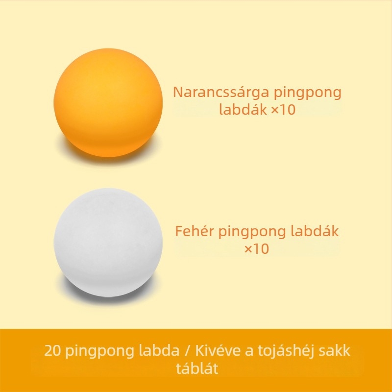 Asztali többjátékos készlet: asztali pingpong, Gomoku, tojáshéjas sakk tábla, asztali ugráló golyó, üveggolyó-kihívás játék, gyerekeknek való dáma