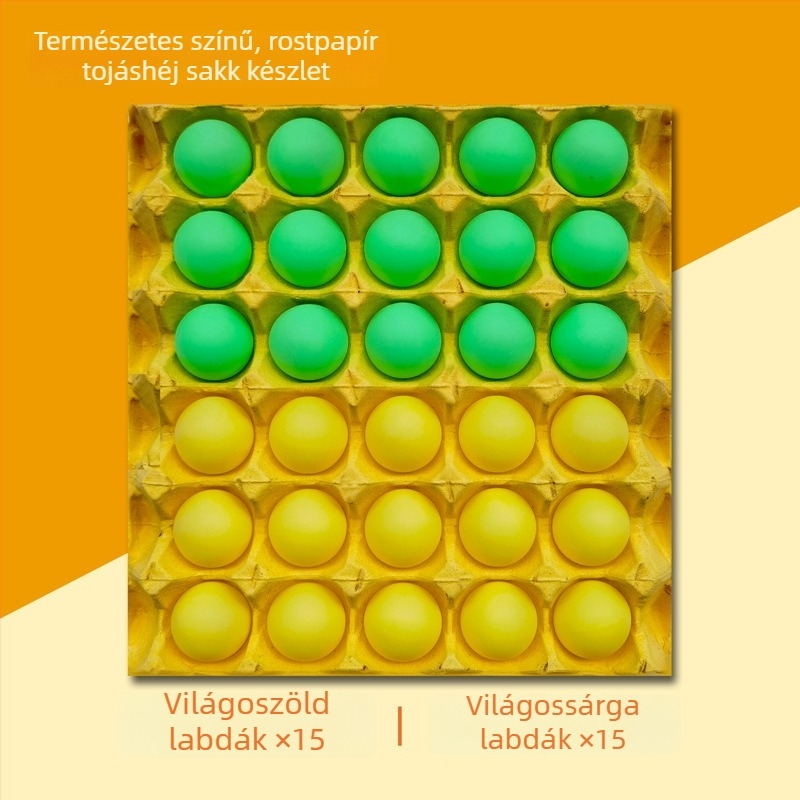 Asztali többjátékos készlet: asztali pingpong, Gomoku, tojáshéjas sakk tábla, asztali ugráló golyó, üveggolyó-kihívás játék, gyerekeknek való dáma