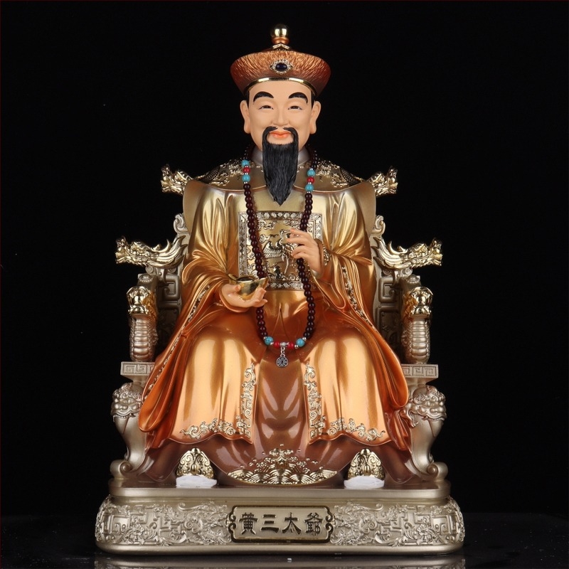 Fekete öregasszony istennő szobra, fekete anya és nagymama figurája, gyantából