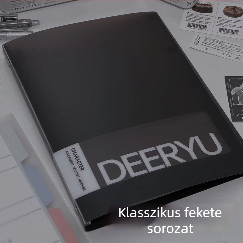 Deer Yu Szivárvány színű B5-ös méretű leválasztható oldalakkal ellátott jegyzetfüzet, PP borító, 60 oldal, 80 g papír, felvételi vizsgára