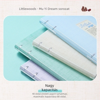 Kokuyo Littlewoods Kimo Dream sor négylyukú notesz campusra