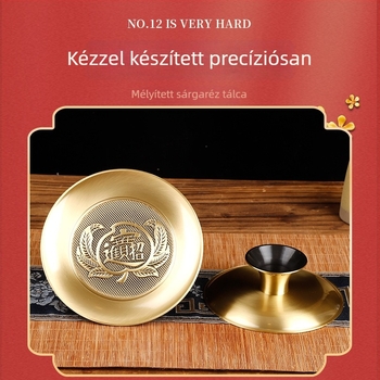 Hongda lótusz virág adományozó tál a Gazdagság Istene számára, gyümölcs adományozó tál, Buddha szobor imádásához, dekoratív dísztárgy