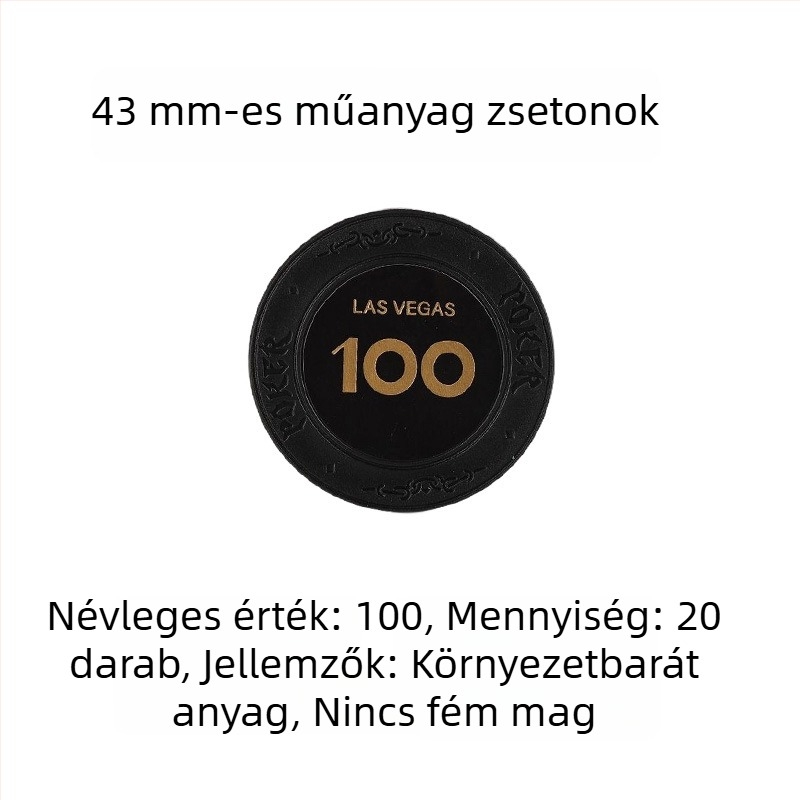 Műanyag agyagból készült zsetonok Texas Hold'em pókerhez, Mahjonghoz és játékszobákba; 43 mm, 12 színű készlet; zsetonok a szórakoztatásra és jutalmazásra