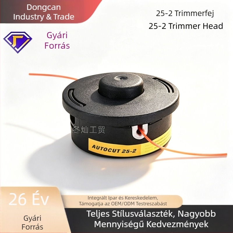 Stihl 25-2 fűnyíróhoz kompatibil vágófej, C26-2 fűnyíró kiegészítő, 27-2 kerti gyomirtó fej
