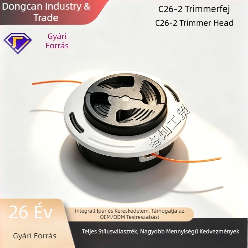 Stihl 25-2 fűnyíróhoz kompatibil vágófej, C26-2 fűnyíró kiegészítő, 27-2 kerti gyomirtó fej