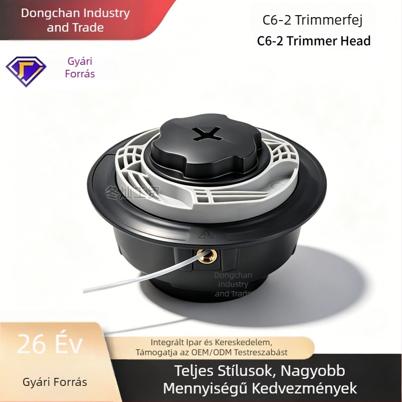 Stihl 25-2 fűnyíróhoz kompatibil vágófej, C26-2 fűnyíró kiegészítő, 27-2 kerti gyomirtó fej