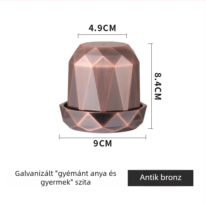 Kreatív gyémánt-dobókupa bárhoz és KTV-hez, egyedi logóval és színváltozatokkal