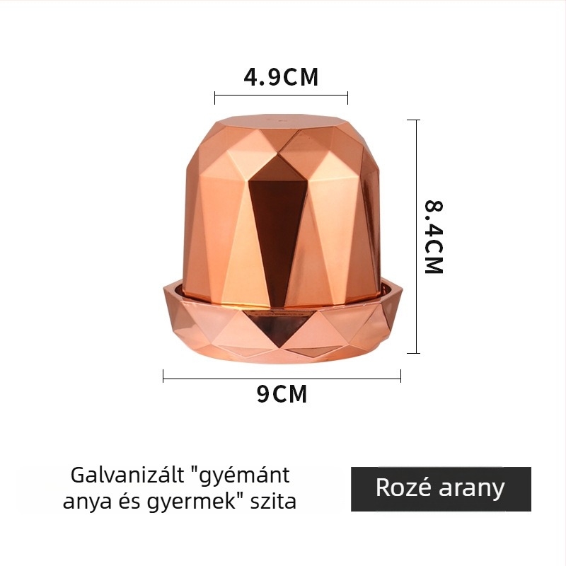 Kreatív gyémánt-dobókupa bárhoz és KTV-hez, egyedi logóval és színváltozatokkal