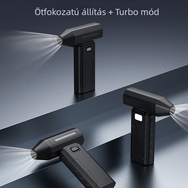 X8 turbóventilátor – nagy sebességű pormentesítő fúvó, asztali és kézi használatra, erős légáramlat