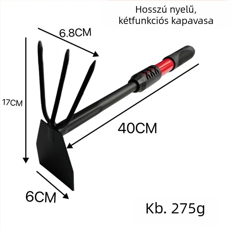 Taifeng Kertészeti eszközök készlet virágok és zöldségek ültetéséhez — kis ásó, vasból készült ásó, gereblye, kertre és tengerparti használatra, homok ásásához
