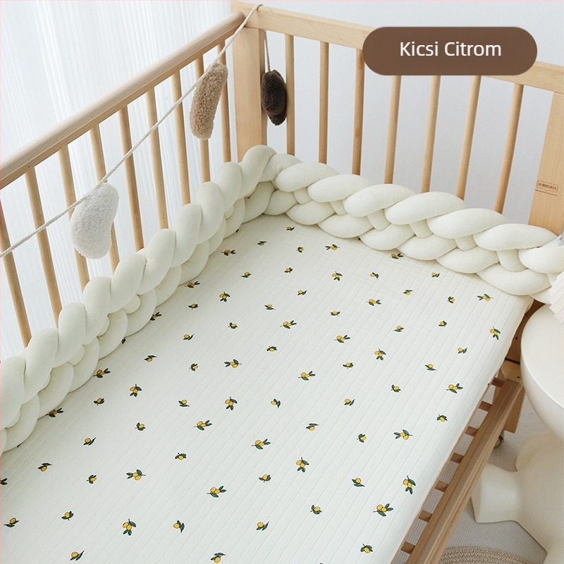 100% pamut babágy lepedő, A-osztály, újszülötteknek, patchwork mintákkal