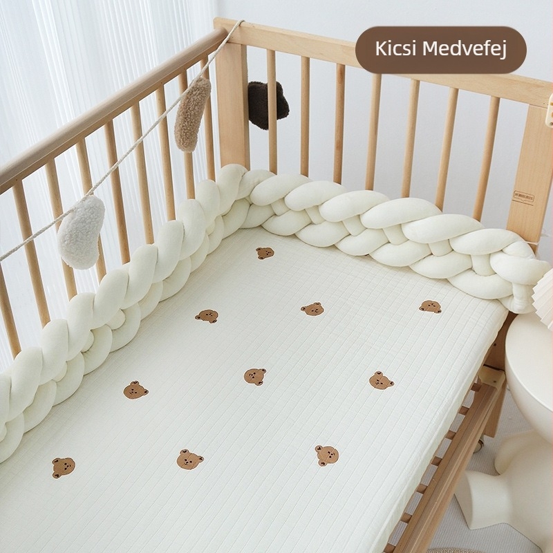 100% pamut babágy lepedő, A-osztály, újszülötteknek, patchwork mintákkal