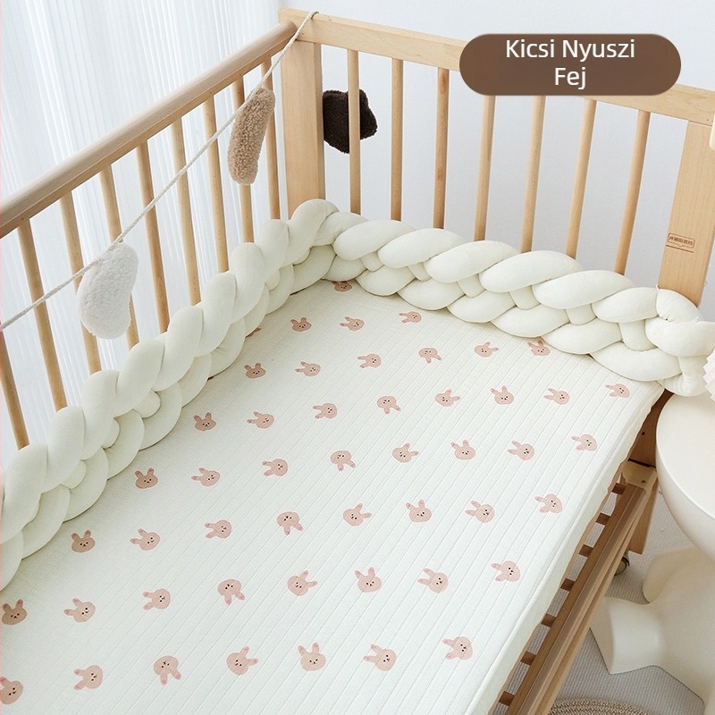 100% pamut babágy lepedő, A-osztály, újszülötteknek, patchwork mintákkal
