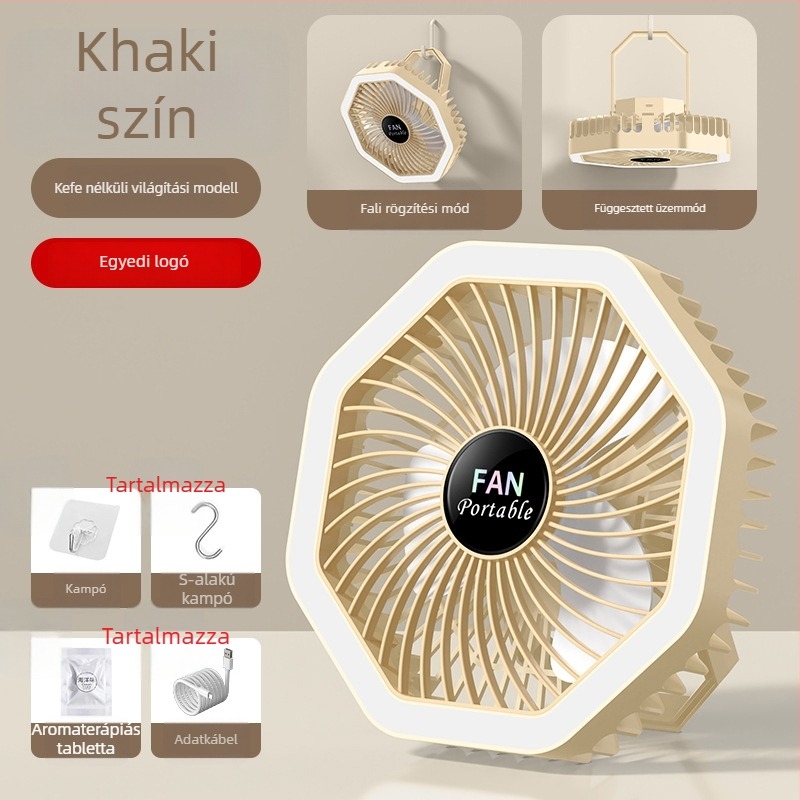 Kis USB-s függőventilátor emeletes ágyhoz szúnyoghálóval, csendes, újratölthető, ideális irodai és kollégiumi használatra