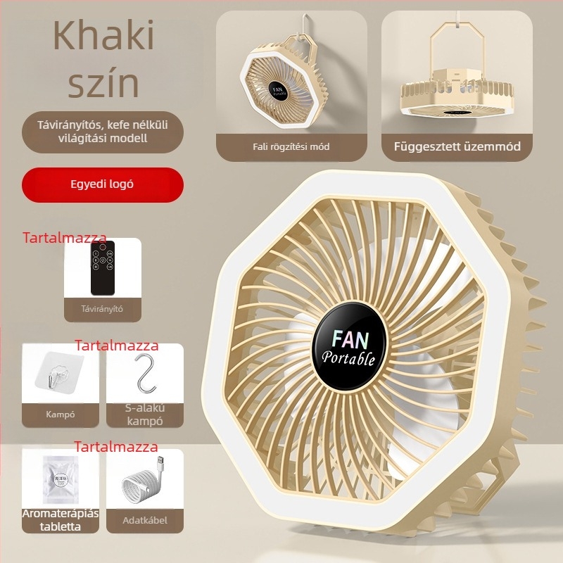 Kis USB-s függőventilátor emeletes ágyhoz szúnyoghálóval, csendes, újratölthető, ideális irodai és kollégiumi használatra