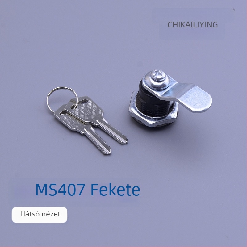 MS407 Mortise zár elektromos mérődobozhoz – kis körzár az elosztó dobozhoz, hengergombos nyelv, ipari berendezés ajtózár
