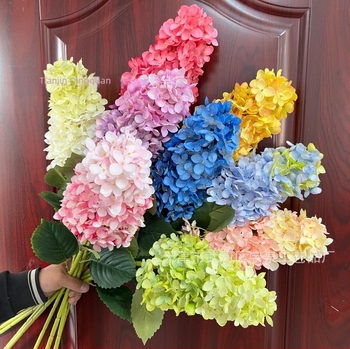 Selyem hortenzia konis formájú virág, egyedi pagoda virág esküvői dekorációhoz és otthoni díszítéshez