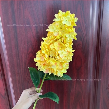 Selyem hortenzia konis formájú virág, egyedi pagoda virág esküvői dekorációhoz és otthoni díszítéshez