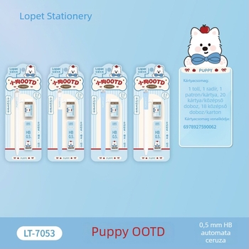 Lopet LT-7053 Puppy OOTD mechanikus ceruza — aranyos karikatúra ceruzakészlet