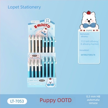 Lopet LT-7053 Puppy OOTD mechanikus ceruza — aranyos karikatúra ceruzakészlet