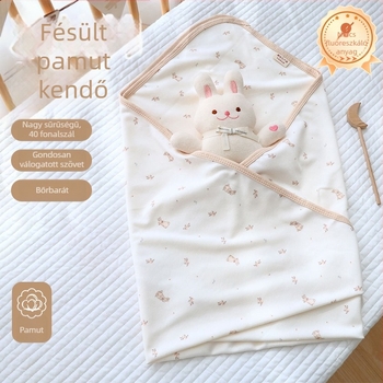 Újszülött nyári pamut swaddle kendő, mintákkal: állatok, mesefigurák, avatar vagy betűk