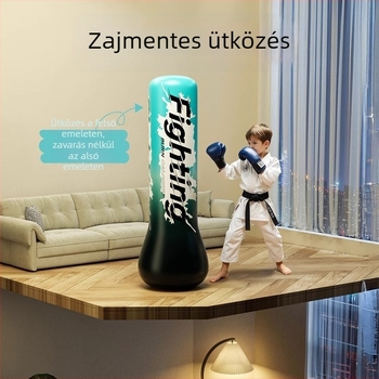 Gyerekeknek szóló felfújható függőleges bokszoszlop homokzsákkal otthoni edzéshez