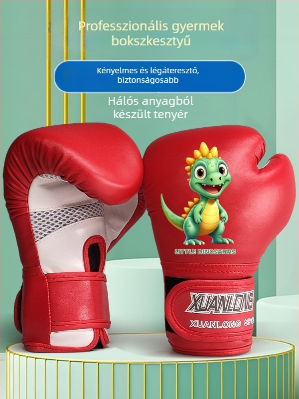 Gyerekeknek készült boxkesztyűk – szett fiúknak és lányoknak, edzés kesztyűk bokszhoz és sanda