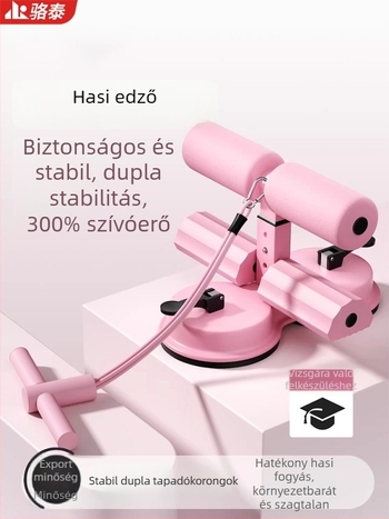 Hasizom-edző segédkészülék vákuumos alapú talppal és ellenálláserősítő pánttal