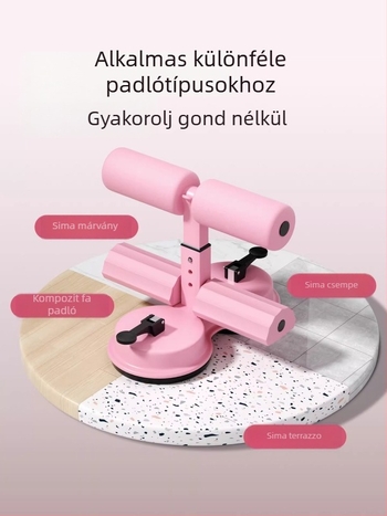 Hasizom-edző segédkészülék vákuumos alapú talppal és ellenálláserősítő pánttal