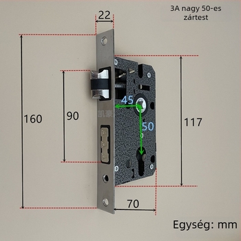 Rozsdamentes acél zártest, méret 50, modellek 5845, 4558, 4585, 5840, 4058