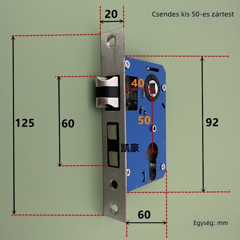 Rozsdamentes acél zártest, méret 50, modellek 5845, 4558, 4585, 5840, 4058